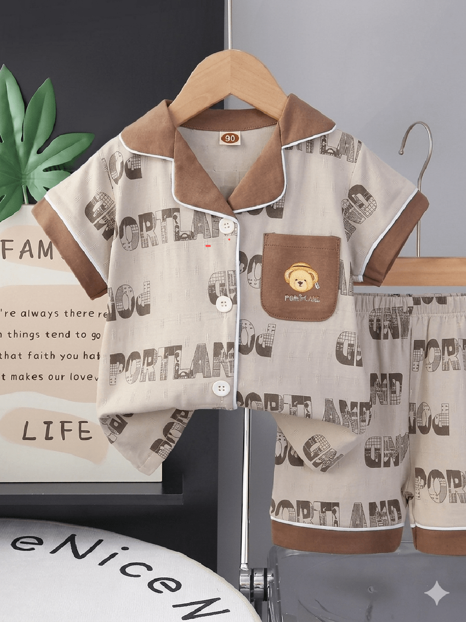 Abiha Styra: Portland Teddy Bear Cozy Loungewear Set