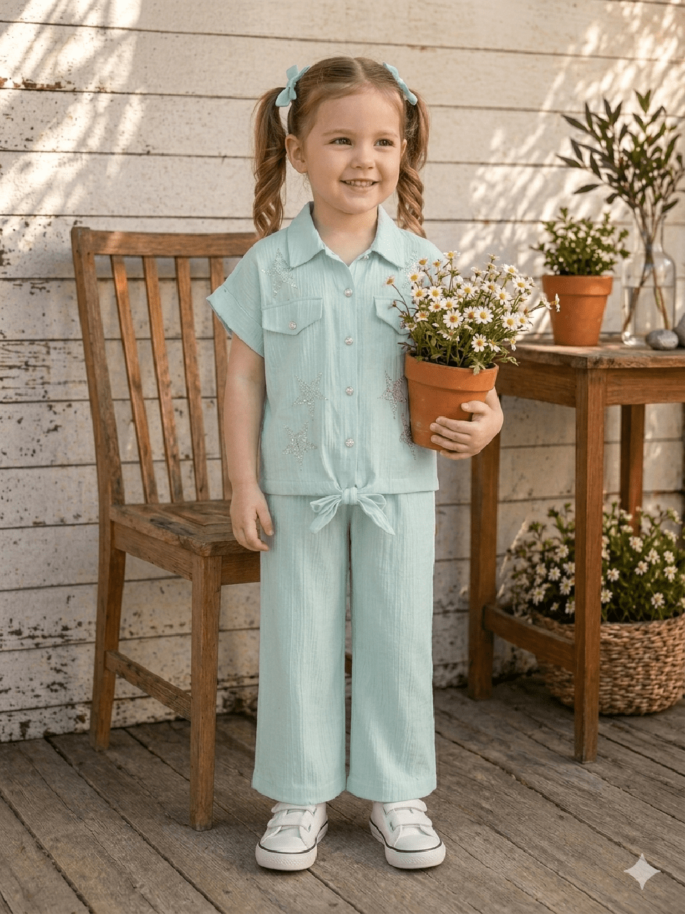 Abiha Styra Starry Glow Cotton Coord Set