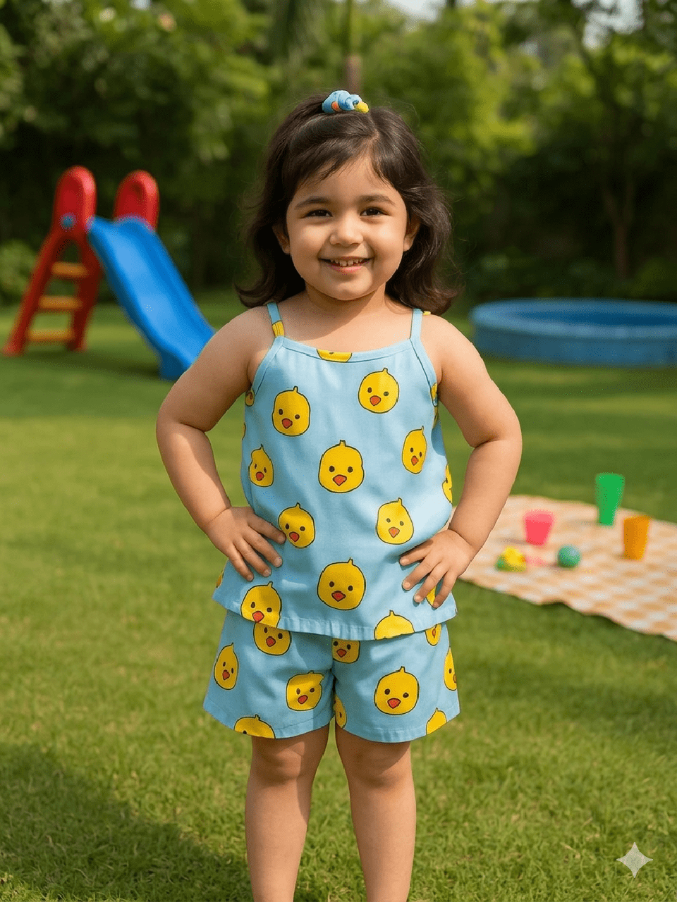 Abiha Styra Kids Wear Cute Duck Summer Set Soft & Comfortable