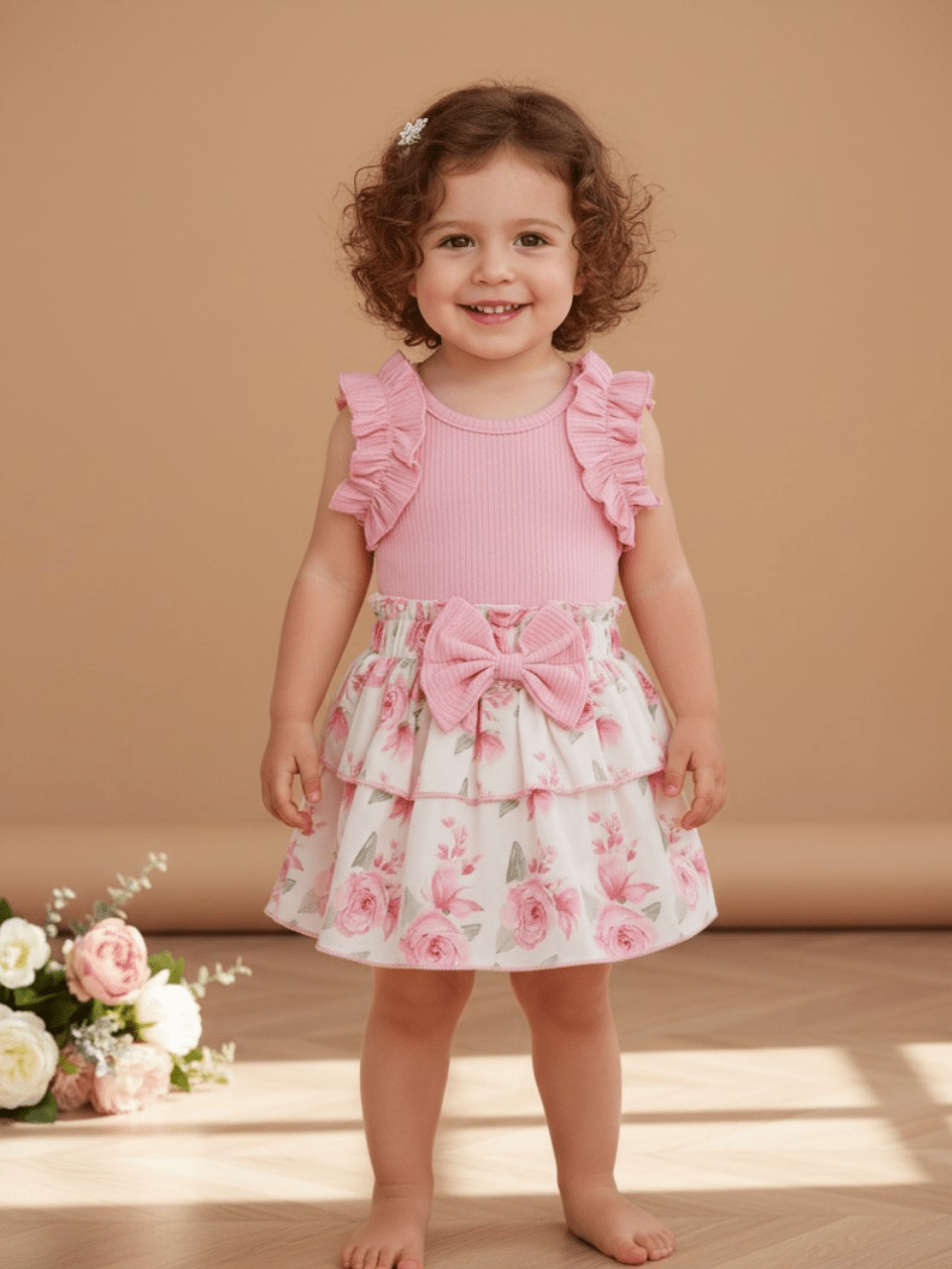 Abiha Styra Pink Petal Princess Set